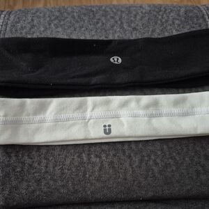 lululemon athletica Black and White Headbands